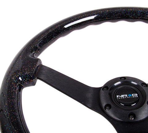 NRG 350MM 3" DEEP DISH WOOD GRAIN STEERING WHEEL