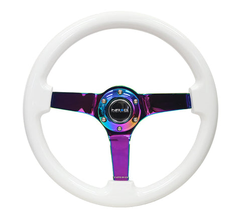 NRG 350MM 3" DEEP DISH WOOD GRAIN STEERING WHEEL