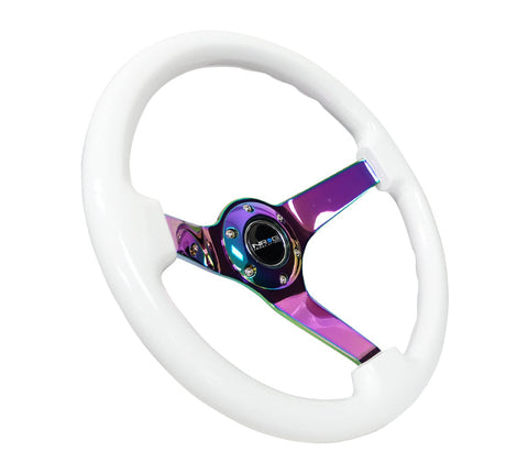 NRG 350MM 3" DEEP DISH WOOD GRAIN STEERING WHEEL