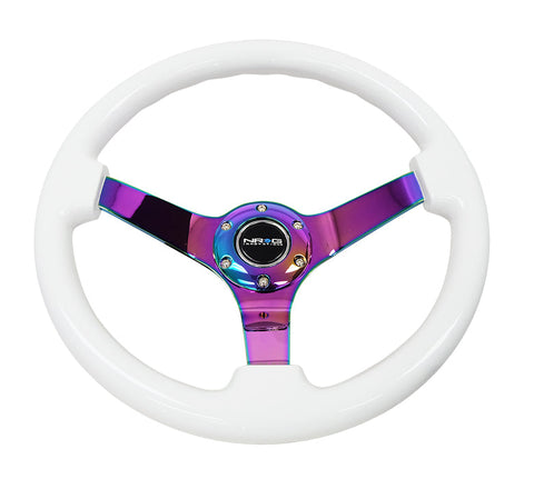 NRG 350MM 3" DEEP DISH WOOD GRAIN STEERING WHEEL