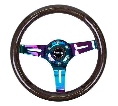 NRG 310MM WOOD GRAIN STEERING WHEEL