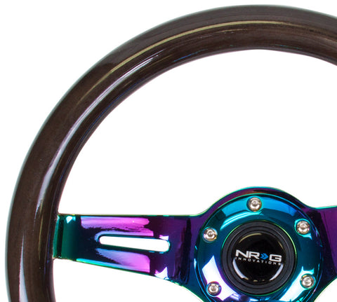 NRG 310MM WOOD GRAIN STEERING WHEEL