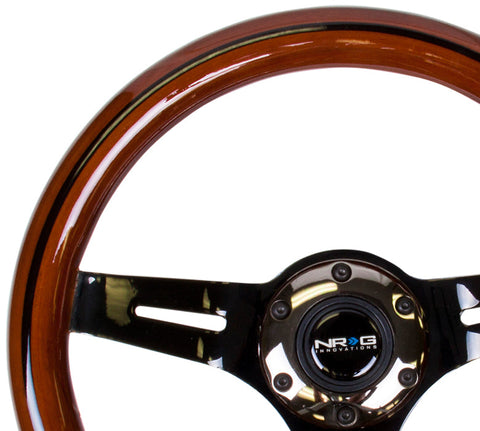 NRG 310MM WOOD GRAIN STEERING WHEEL