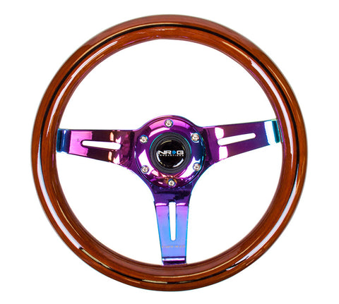 NRG 310MM WOOD GRAIN STEERING WHEEL