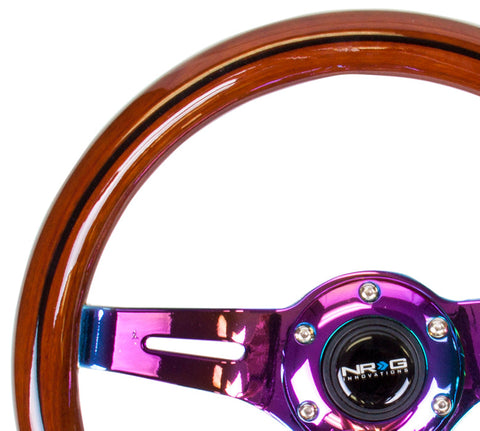 NRG 310MM WOOD GRAIN STEERING WHEEL