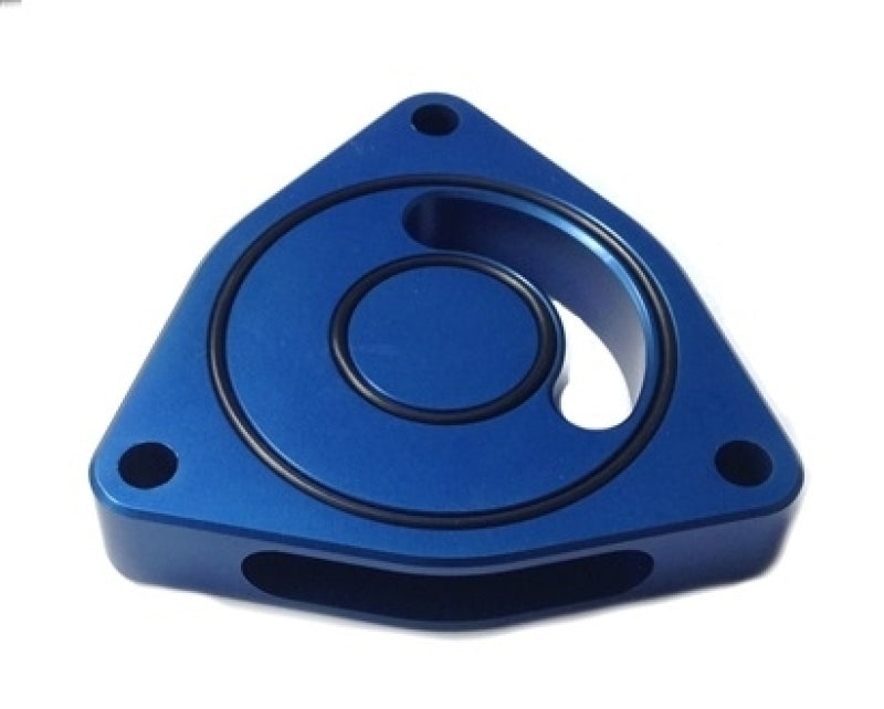 Torque Solution Blow Off BOV Sound Plate (Blue) 16+ Honda - TS-GEN-002BU-6