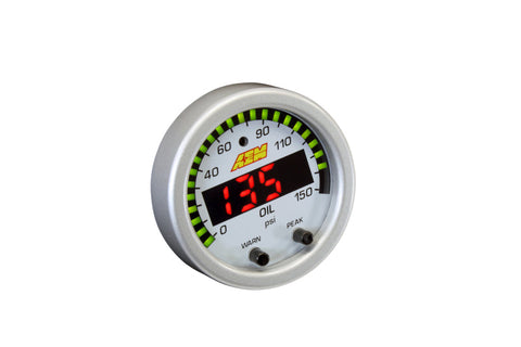 AEM X-Series 0-150 Oil Pressure Gauge Kit - 30-0307