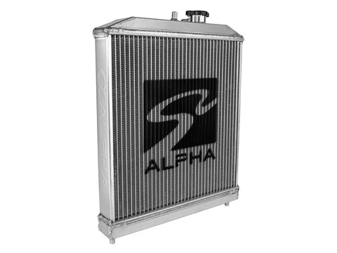 Skunk2 Alpha Series 92-00 Honda Civic Radiator (Half Size) (Dual)
