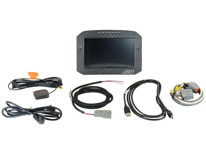 AEM CD-7LG Carbon Logging Flush Digital Dash Display w/ Internal - 30-5703F