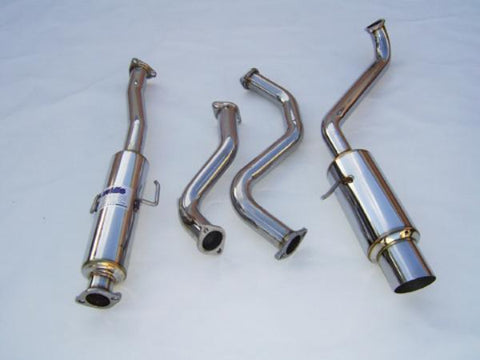 Invidia 88-91 CRX EF8 60mm (101mm tip) N1 Cat-back Exhaust