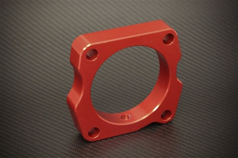 Torque Solution Throttle Body Spacer (Red): Honda Ridgeline 2006-2010 - TS-TBS-003R-2