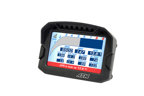 AEM CD-5LG Carbon Logging Digital Dash Display w/ Internal 10Hz - 30-5603