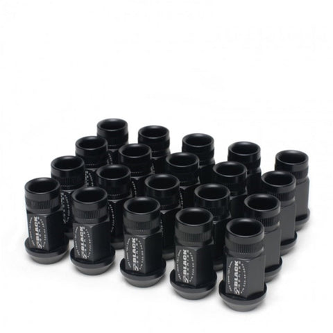 Skunk2 12 x 1.5 Forged Lug Nut Set (Black Series)