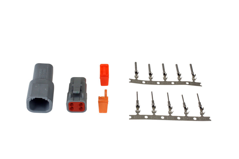 AEM DTM-Style 4-Way Connector Kit w/ Plug / Receptacle / - 35-2626