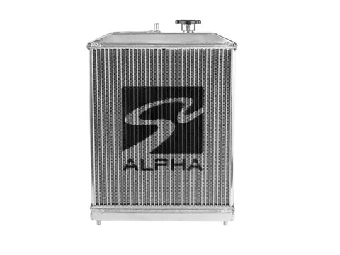 Skunk2 Alpha Series 92-00 Honda Civic Radiator (Half Size) (Dual)