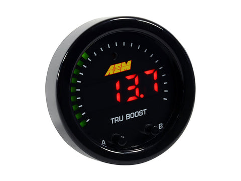 AEM X-Series Tru-Boost Controller Gauge w/ Boost Control Solenoid 80PSIg - 30-0352