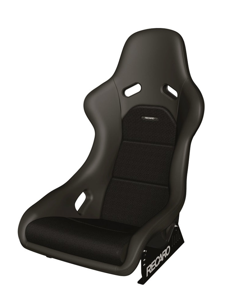 Recaro Classic Pole Position ABE Seat - Black Leather/Classic Corduroy - 087.00.0B27-01