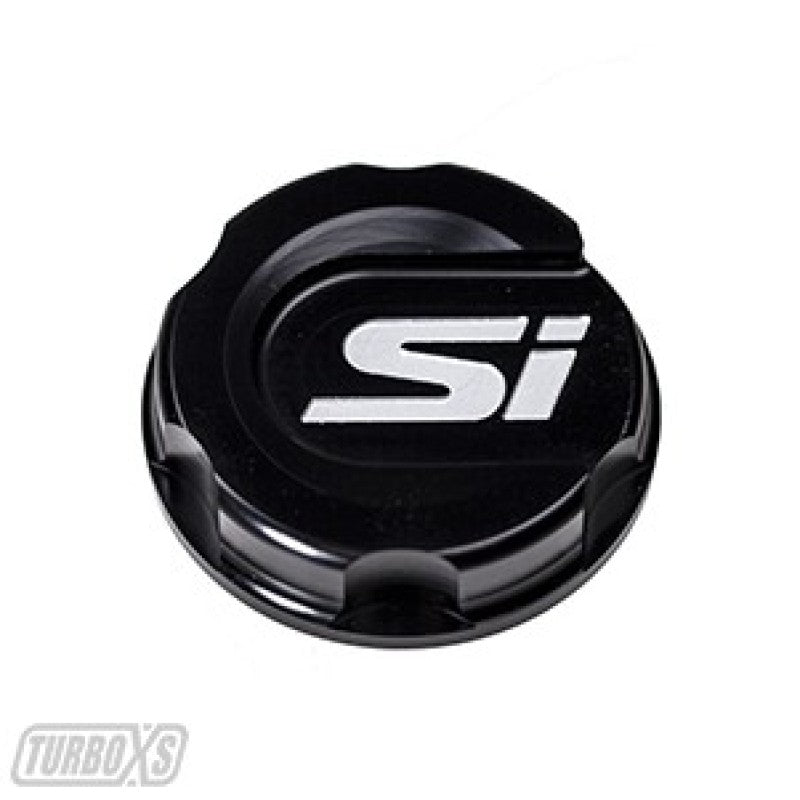 Turbo XS 2016+ Honda Civic Black Oil Cap - HC-OC-BLK-SI