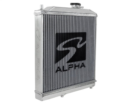 Skunk2 Alpha Series 88-91 Honda Civic/CRX Radiator (Half Size) (Dual - 349-05-1550