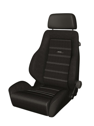 Recaro Classic LS Seat - Black Leather/Classic Corduroy - 089.00.0B27-01