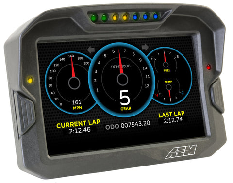 AEM CD-7 Logging Race Dash Carbon Fiber Digital Display (CAN - 30-5701