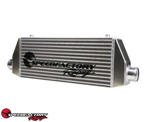 SpeedFactory Racing "Street" Side Inlet/Outlet Universal Front Mount Intercooler - 2.5" Inlet / 2.5" Outlet (300HP-500HP)