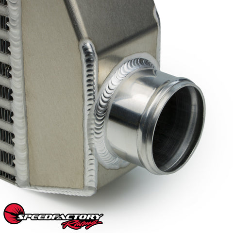 SpeedFactory Racing "Street" Side Inlet/Outlet Universal Front Mount Intercooler - 2.5" Inlet / 2.5" Outlet (300HP-500HP)