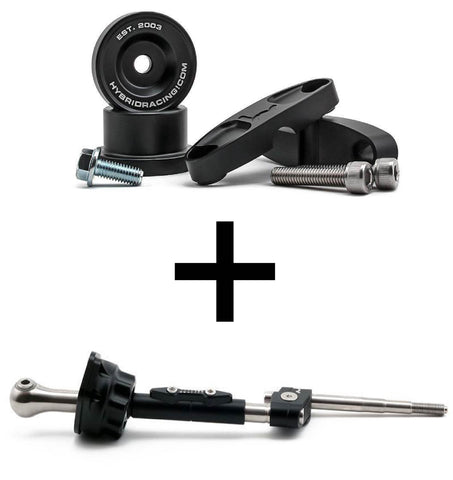 Hybrid Racing Short Shifter & Linkage Bushing Combo (B-Series)